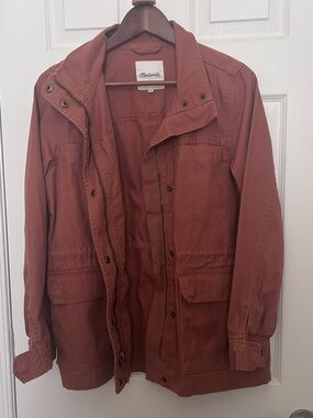 Madewell Burnt Orange Utility Jacket